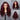 Megalook Bogo Free New Dark Burgundy With Rose Red Highlights 13x4 Lace Front Hand Curls Wig