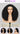 Mannequin Showing Hairstyles with 3 In 1 Half Wig Kinky Curl Wig