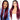 Megalook Bogo Free 4X4 1B99J Straight 180% Density 12-28 Inch Wig