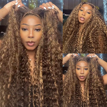 Pre-Cut Lace | Upgrade Airy Cap 13X4 Pinao Body Wave/Straight/Water Wave HD Lace Frontal Pre-plucked 0 Skill Needed Glueless Wear Go Wig