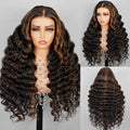 1BP30 Highlight Loose Curl Wig Real Show