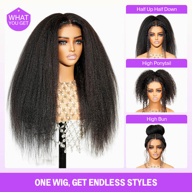 Yaki Straight All In One Half Wig Endless Styles