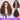 Brown Highlight Water Wave 13x6 Glueless Wig