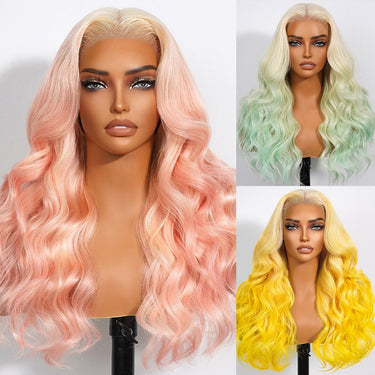 Blonde Ombre 13x6 Three Go Glueless Wig in 3 Colors