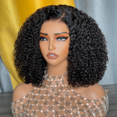 {Super Sale} Megalook Limited Design Pre-Cut Glueless 5x6 Lace Closure Loose Curly/Deep Curly Wig