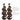 Megalook_4_Choclaote_Brown_3_Bundles_With_13x4_Lace_Frontal_100%_Human_Hair