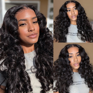 Bomb Funmi Curly Wig Model Show