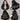 Black Double Drawn Straight Wig Real Show In Front Back And Sides