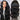 Megalook 6 Inches Deep Part Wigs Silky Straight Natural Black 100% Human Hair Wig