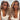 Ash Blonde Highlights on Brown Hair Wigs Model