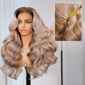 Ash Blonde Highlights on Brown Hair Wigs