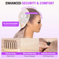 Ash Blonde Ombre 13x6 Glueless Wig Enhanced Security