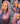 Ash Purple Straight 13x6 Three Go Glueless Wig Model Show