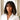 Balayage Highlight On Black Bob Glueless Wig With Bangs Model