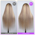 10/613 Blond Highlight 13x6 Wig 180% Density VS 250% Density