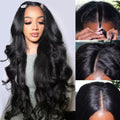 Body Wave V Part Wig Model Install Video