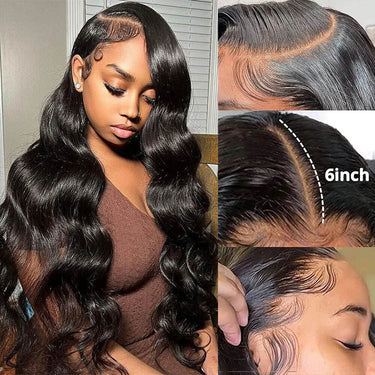 13X6 Lace Front Wig Preplucked With Baby Hair Body Wave Human Hair Wigs