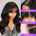 Wig With Curtain Bangs Details