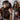 Dark Brown Highlight 13x6 Glueless Wig With Bangs One Model Different Angles