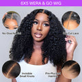 Curly 6x5 Wear Go Wig Details