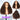 Dark Brown Loose Deep Wave 13x6 Three Go Glueless Wig 24Inch