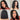 Perruques Megalook Yaki Lisses Sans Colle Améliorées Perruques Partie en V Sans Laisser de Cheveux Clip & Go