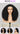 Mannequin Showing Hairstyles with 3 In 1 Half Wig Kinky Curl Wig 