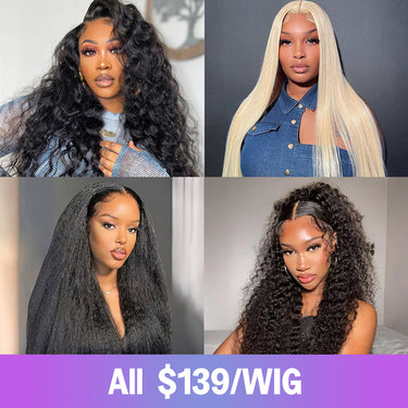 (Super Deal) Megalook All Wigs $139 Final Deal All 180% High Density No Code Needed Limited Stock