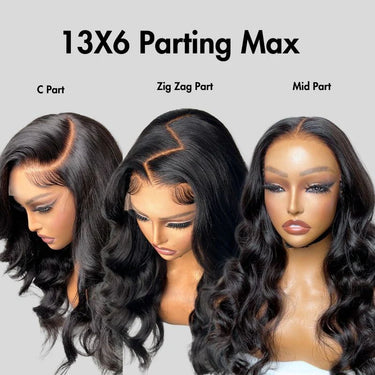 13X6 Lace Front Wig Preplucked With Baby Hair Body Wave Human Hair Wigs