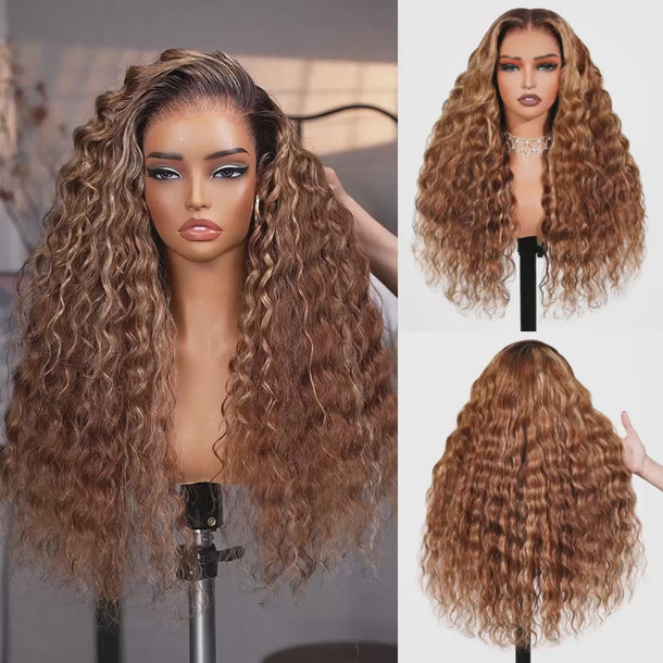 megalook highlight  Bohemian curly Wig &autoplay