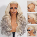 Blonde To Grey Ombre 13x6 Glueless Wig &autoplay