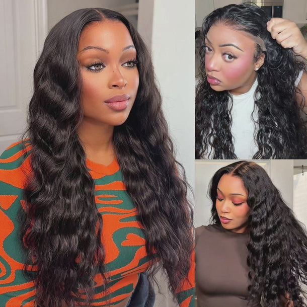 Black Bohemian Curly 13x6 Three Go Wig Video Show