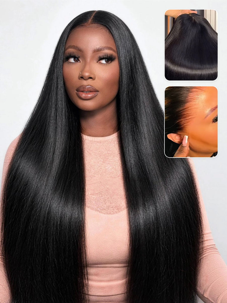 Straight Zero Wear Super High Density HD Lace Wig &autoplay