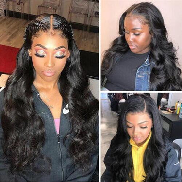 18-32 inch 5x5 Lace Closure Human Hair Wigs Body Wave Lace Wigs