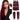 Megalook 1b/99j Brazilian Human Hair Bundles with Free Part Closure Remy Human Hair Weaves Bundles with 4x4 Lace Closure