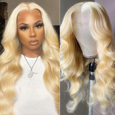 613 Blonde 13x4 lace frontal wigs blonde long straight lace front Wig