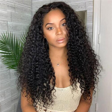 5x5 Lace Closure Human Hair Wigs Water Wave Lace Wigs